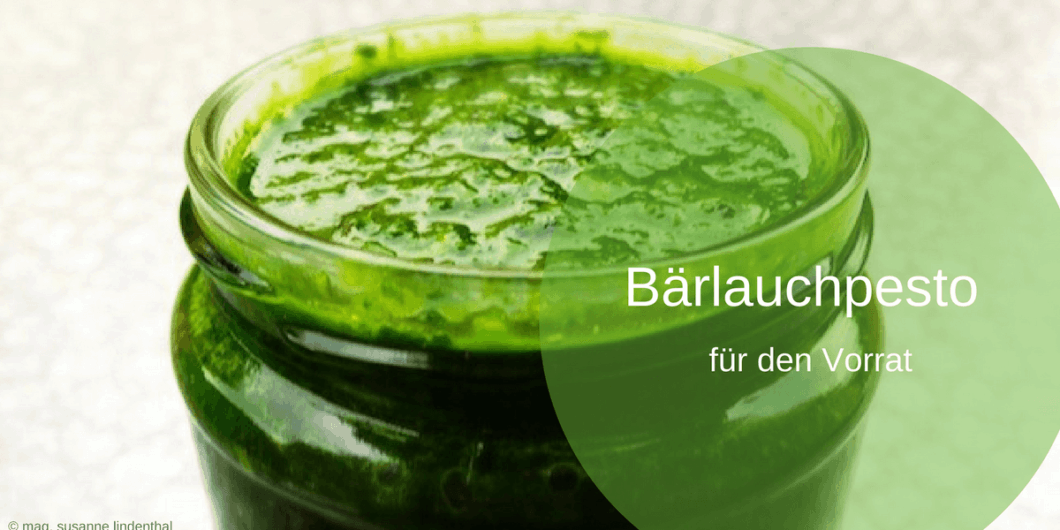 Bärlauchpesto für den Vorrat Bärlauchpesto für den Vorrat