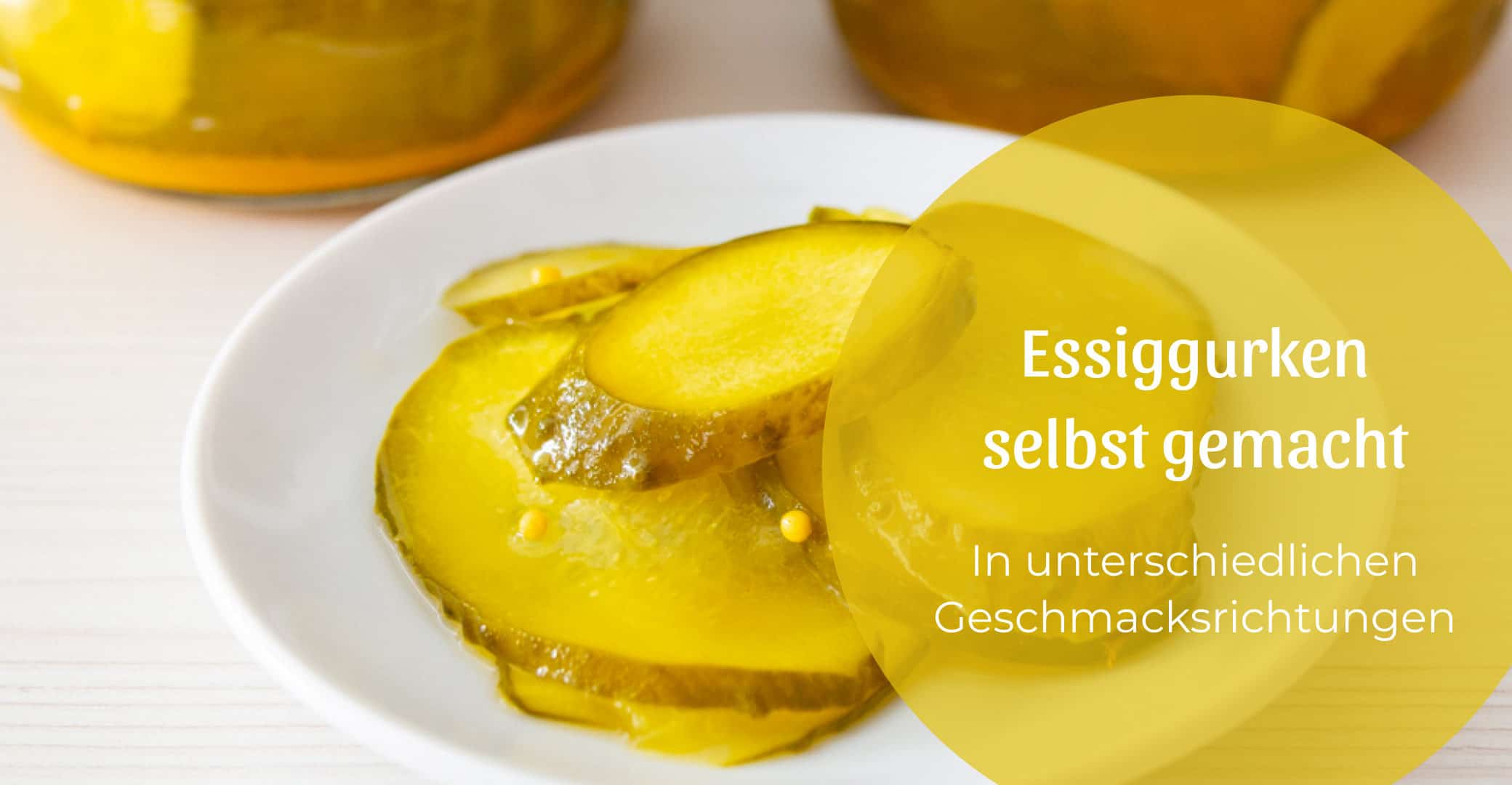 Essiggurken selbst gemacht-Titelbild